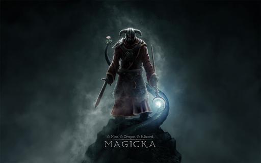 Magicka. Ну очень эпическая игра - Маджика добралась до Скайрима